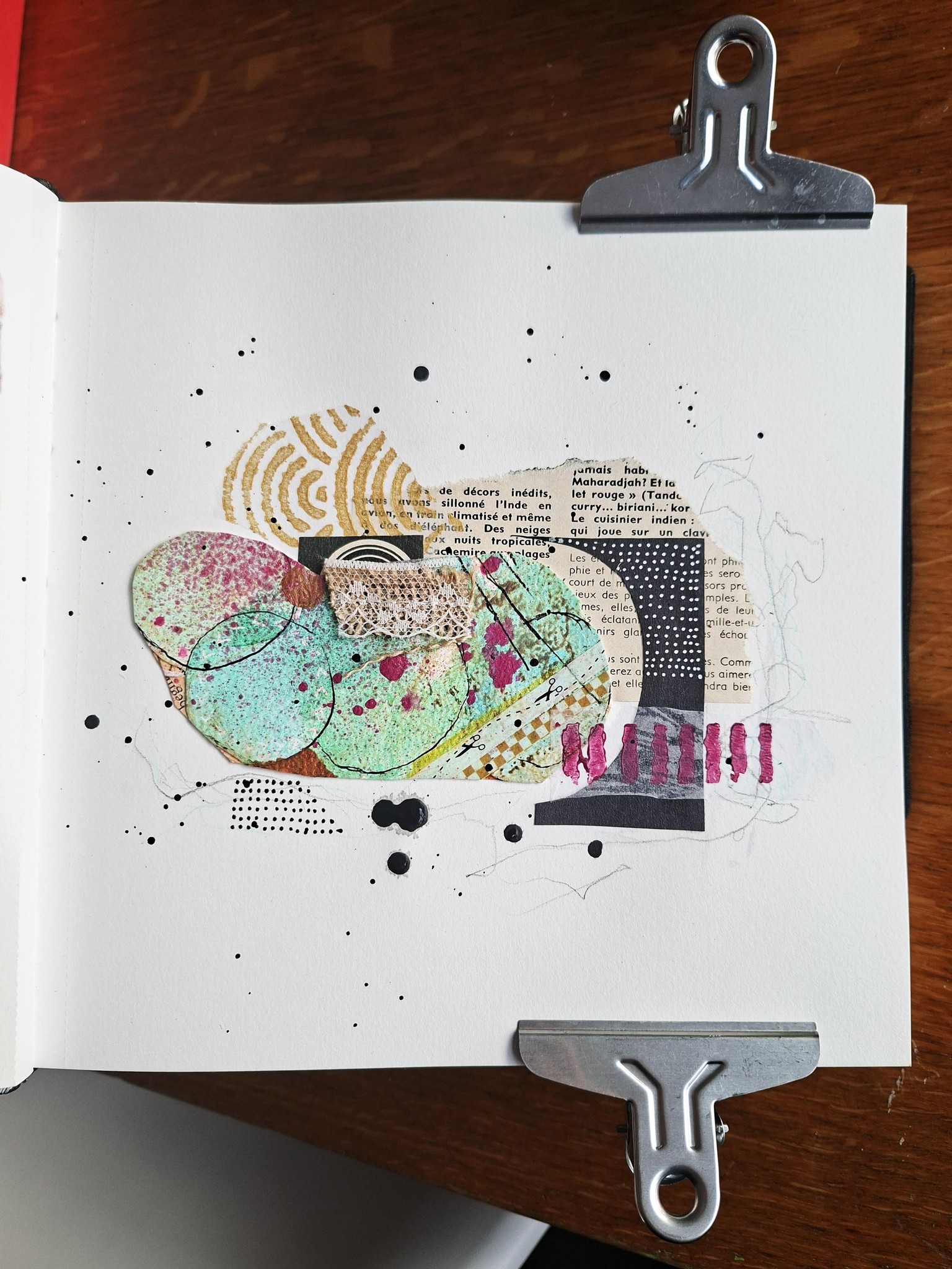 I rescued my ugle first collage from the trash bin - image 1 - student project