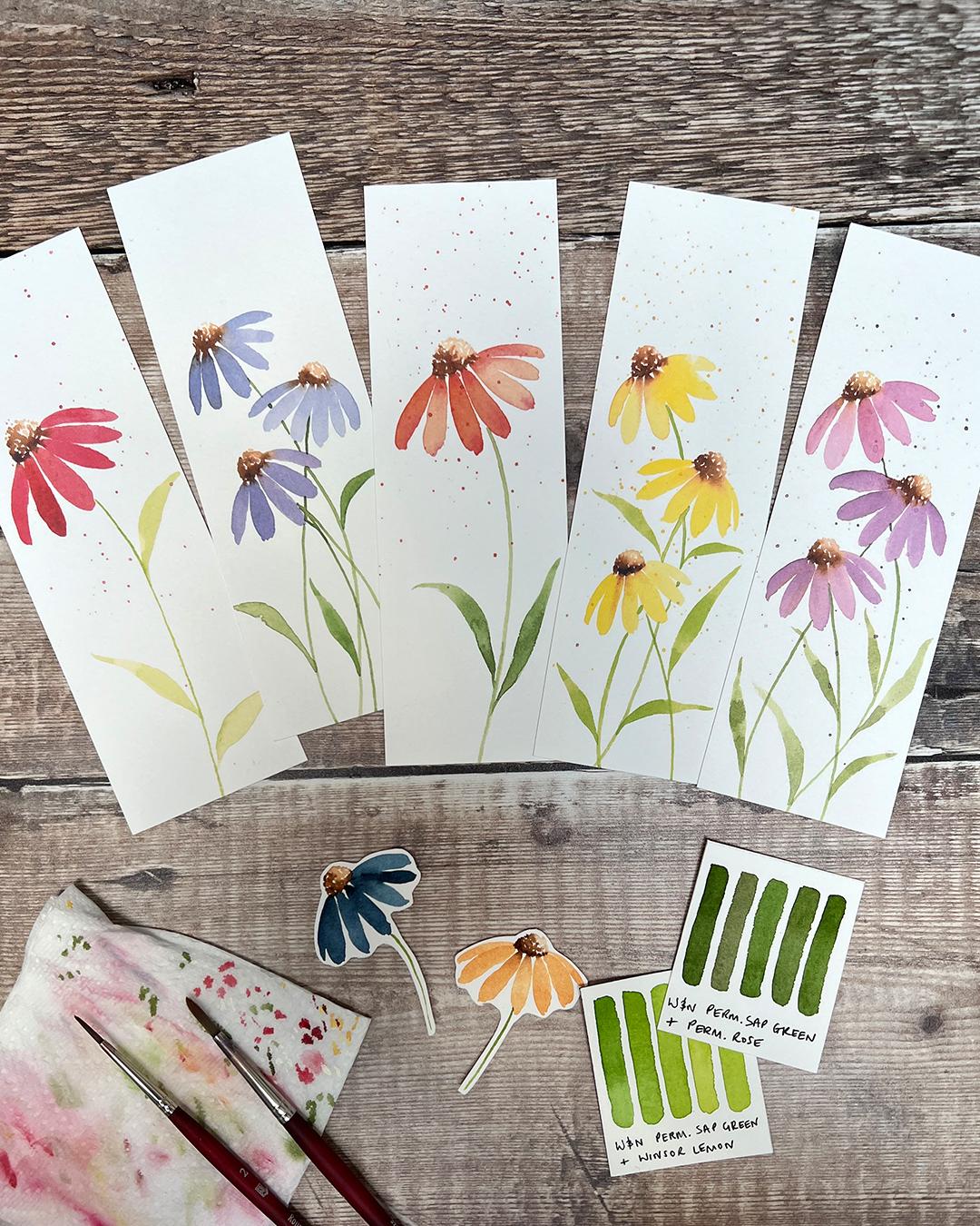 Simple Watercolour Florals - image 1 - student project