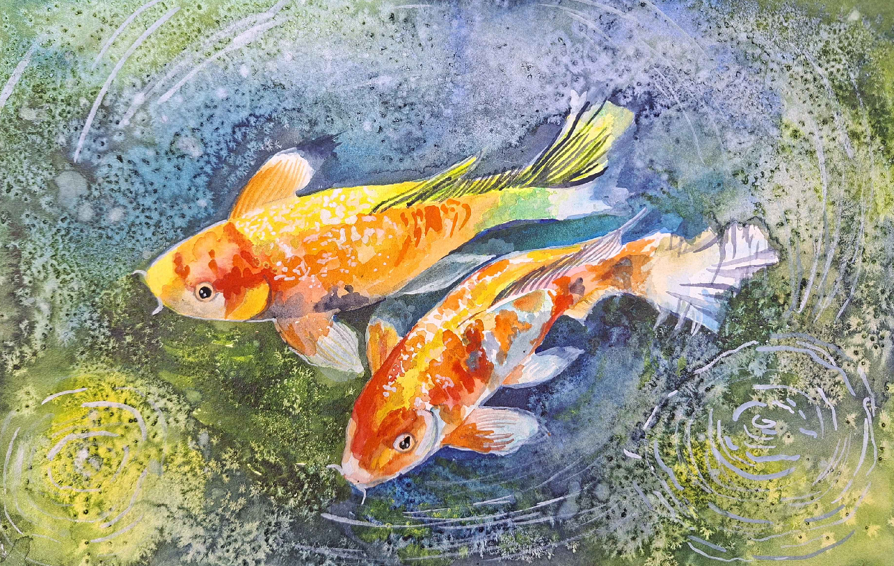 Not so luminous koi - image 1 - student project