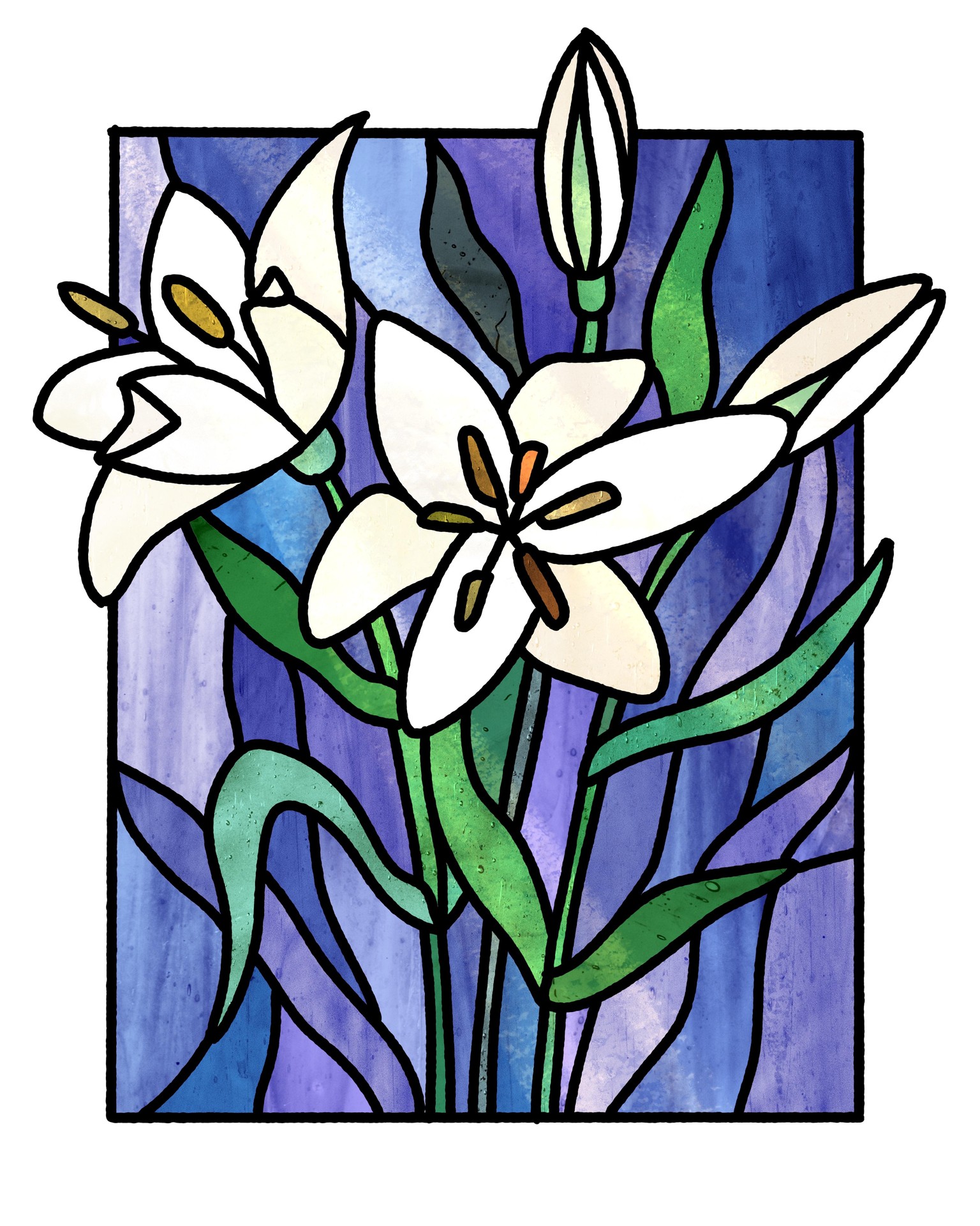 Stained glass class - image 2 - student project