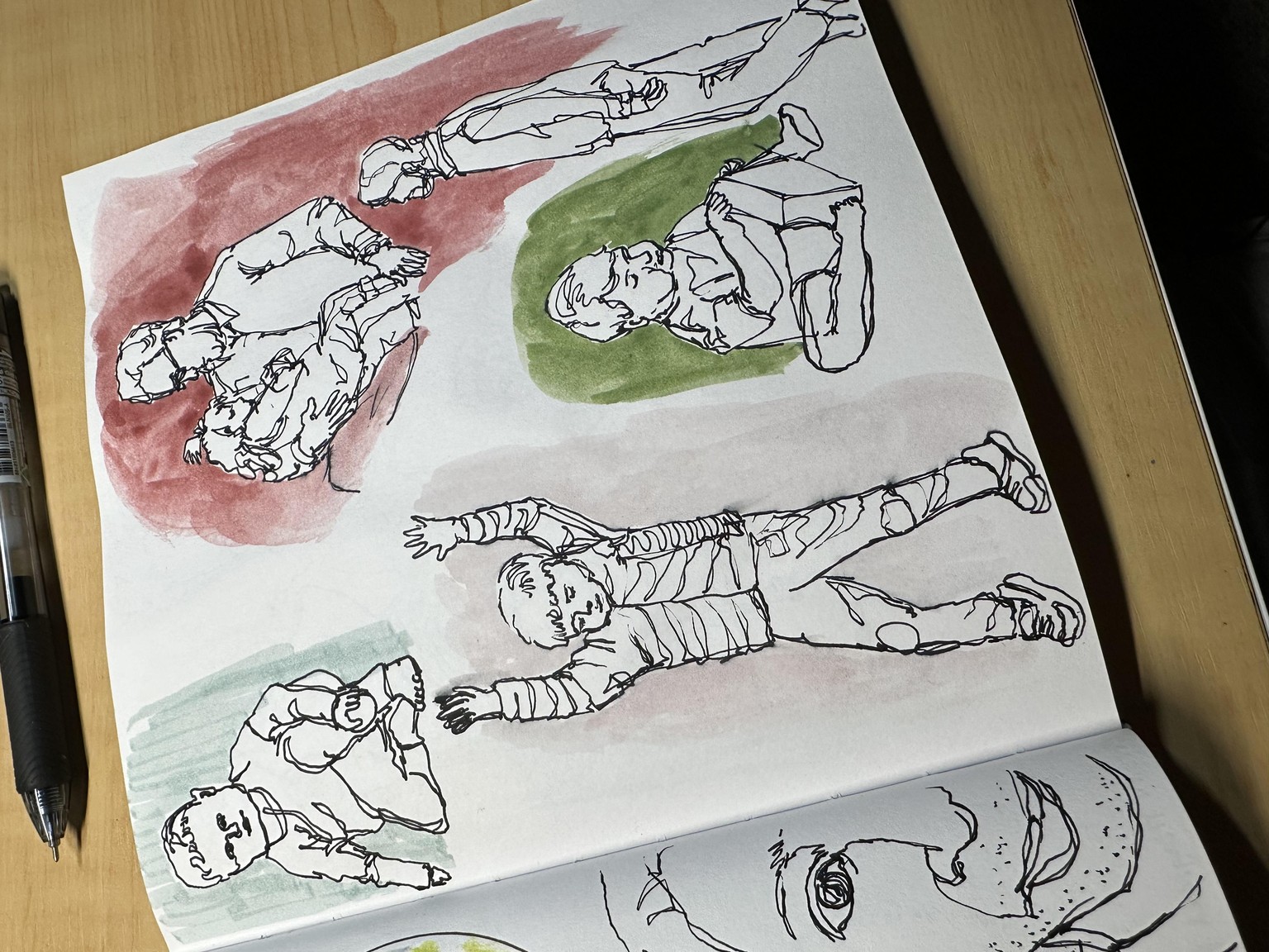 No Effort People Sketches - image 6 - student project