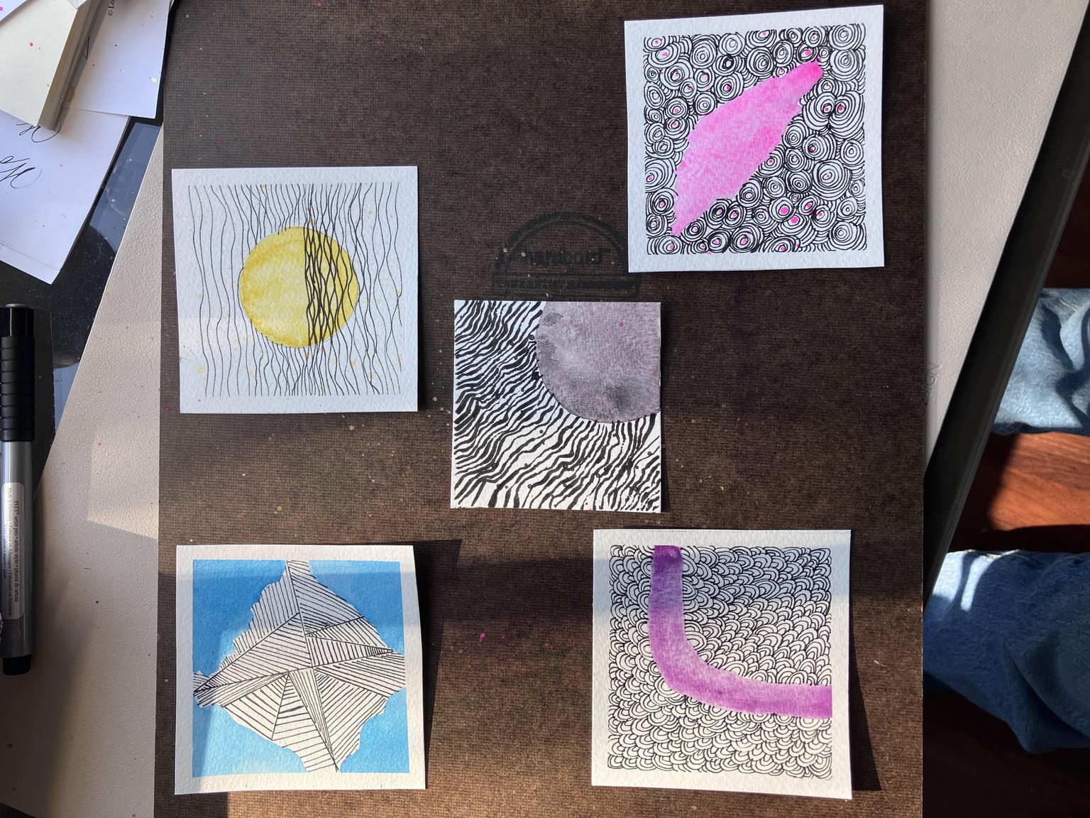 5 patterns, 1 colour - image 1 - student project