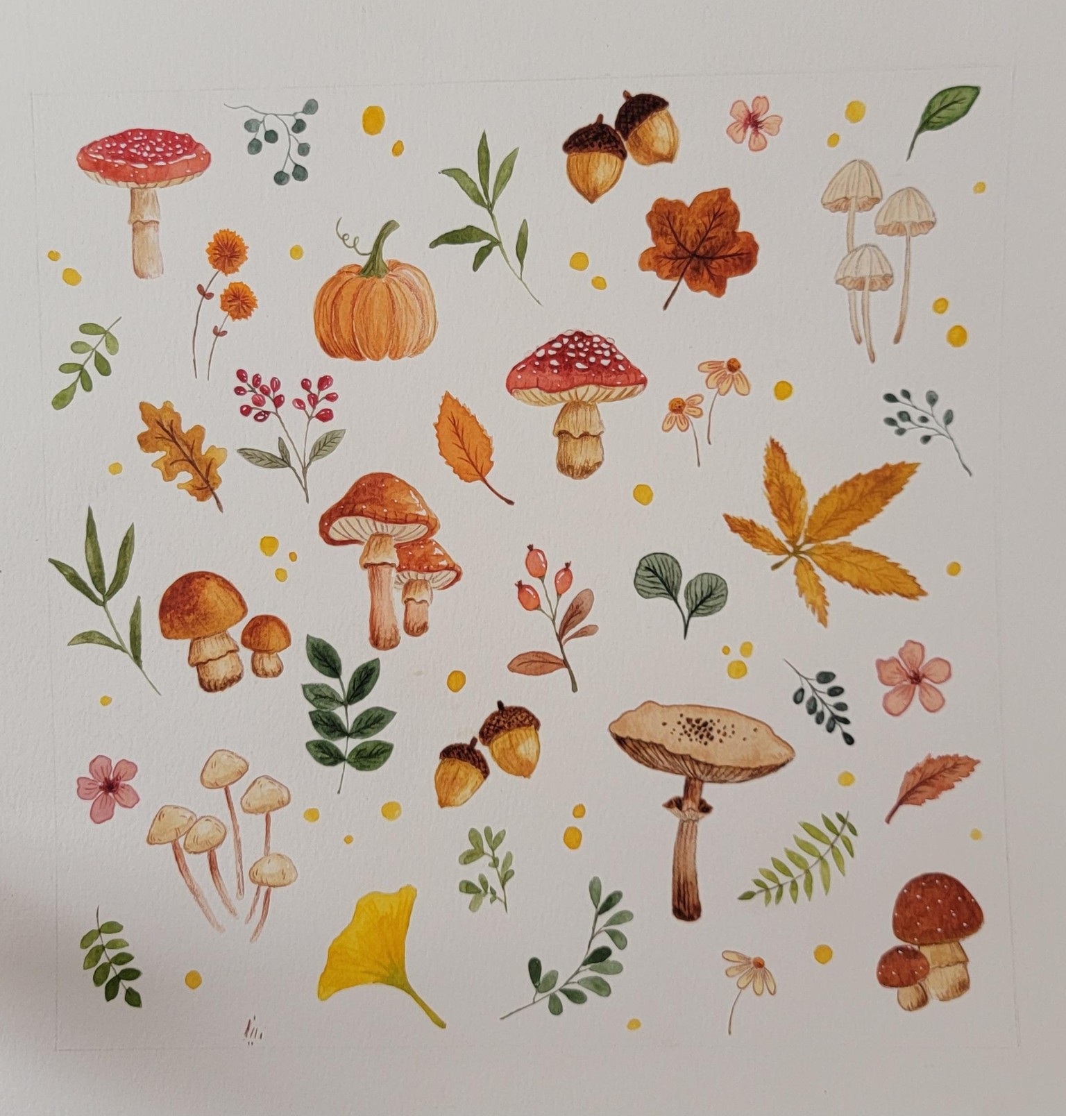 Autumn doodle 🍂 🍄 - image 1 - student project
