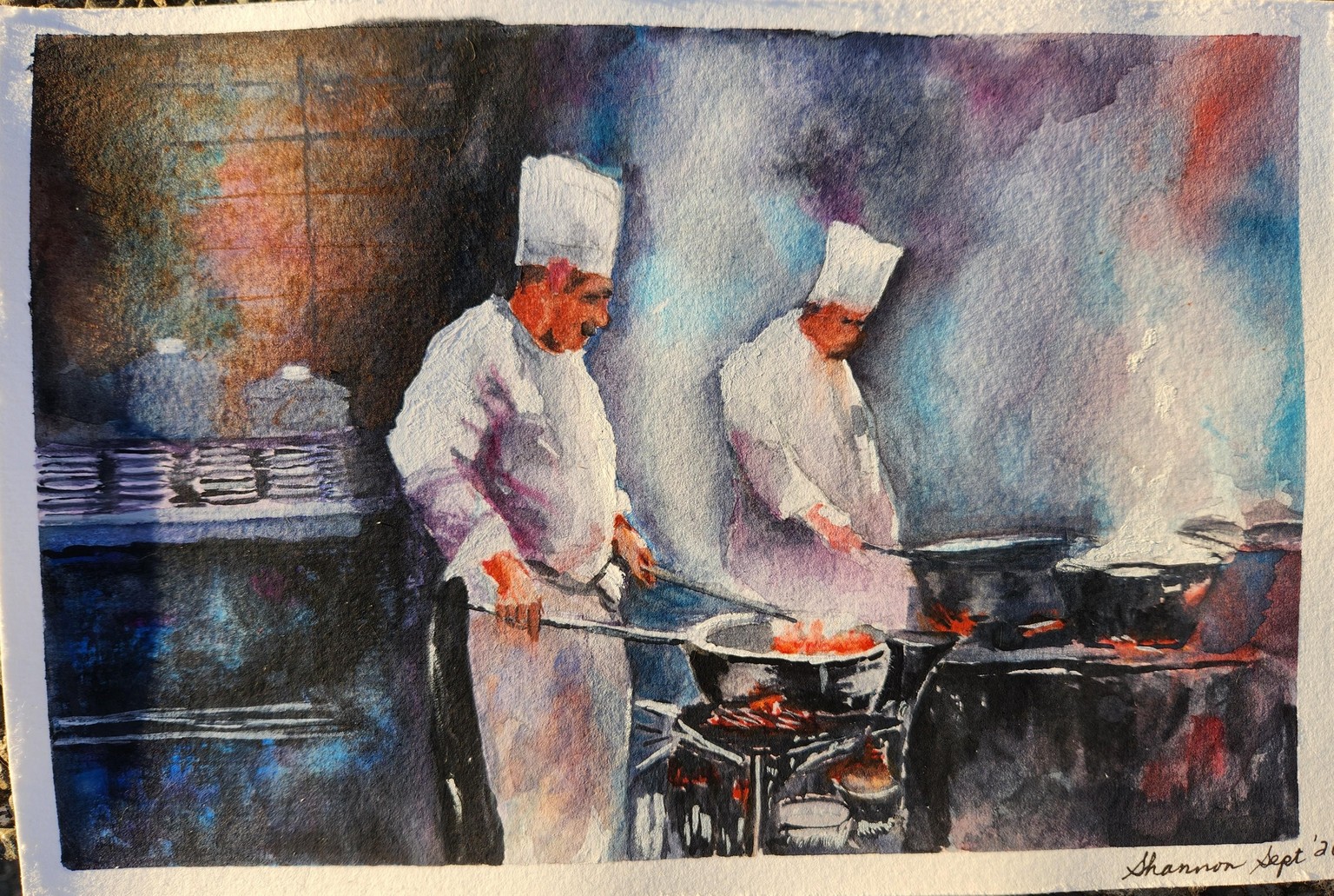 Chefs in a Steamy Kitchen - image 1 - student project