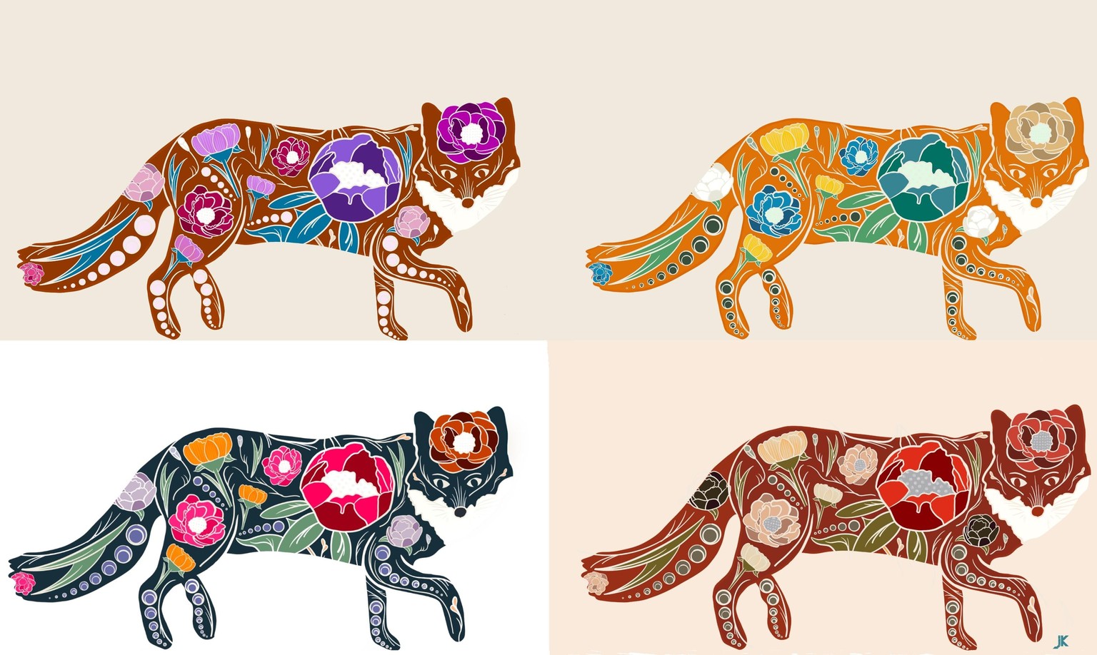 Animal Silhouettes- Fox - image 1 - student project