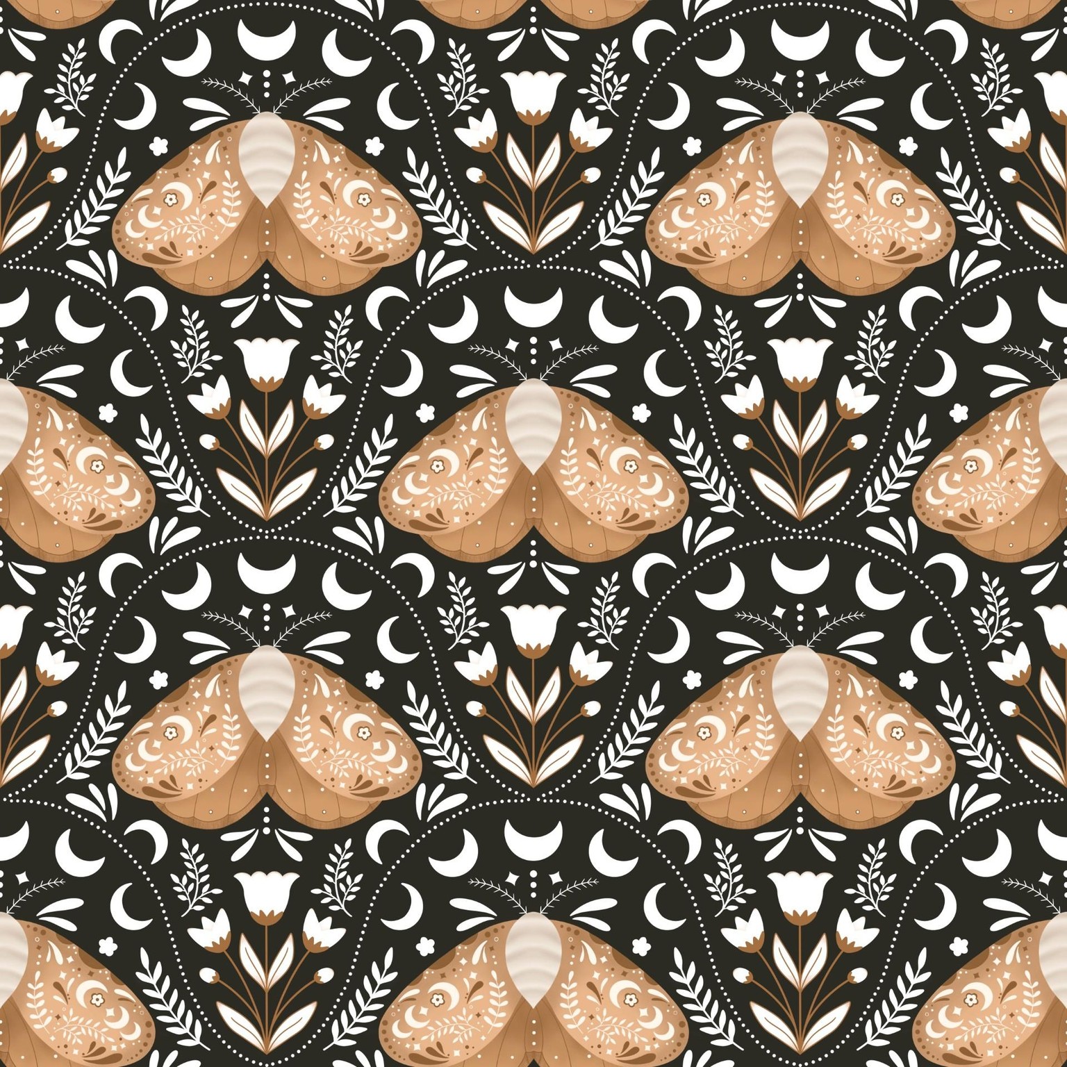 Midnight Celestial Moth - image 1 - student project