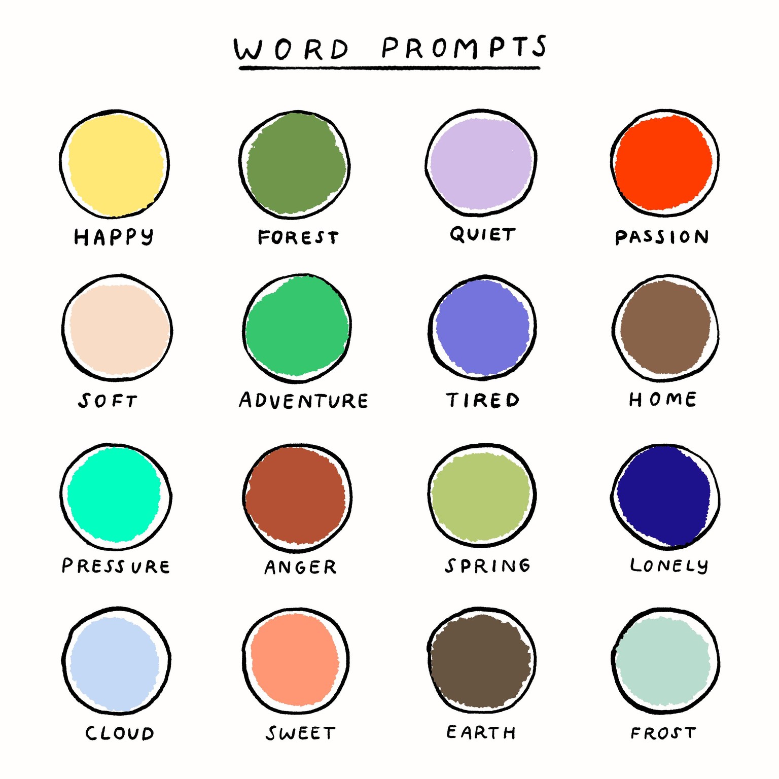 Color Theory Thumbnails ♡ - image 2 - student project
