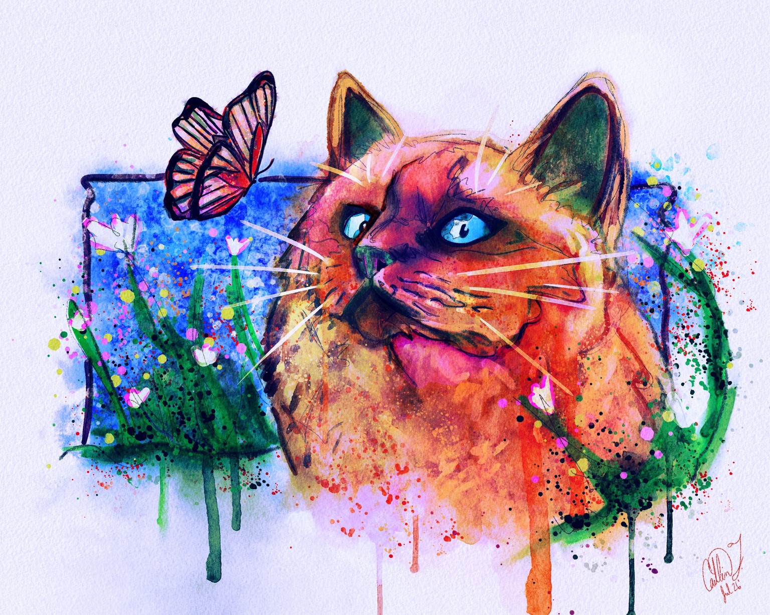 Digital watercolor projects - image 1 - student project