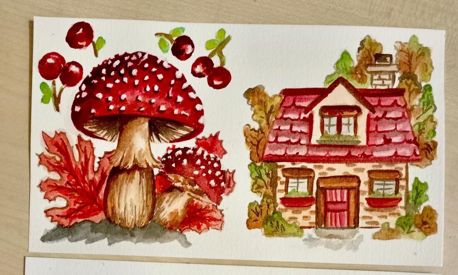 Autumn theme painting by Leeda - image 1 - student project