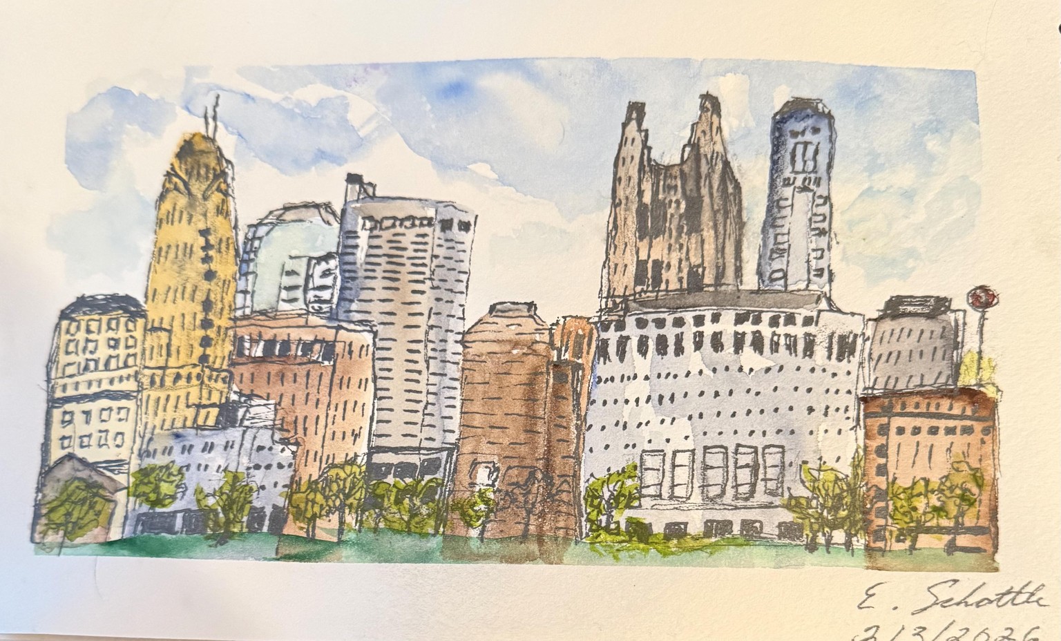 Columbus, OH cityscape - image 1 - student project