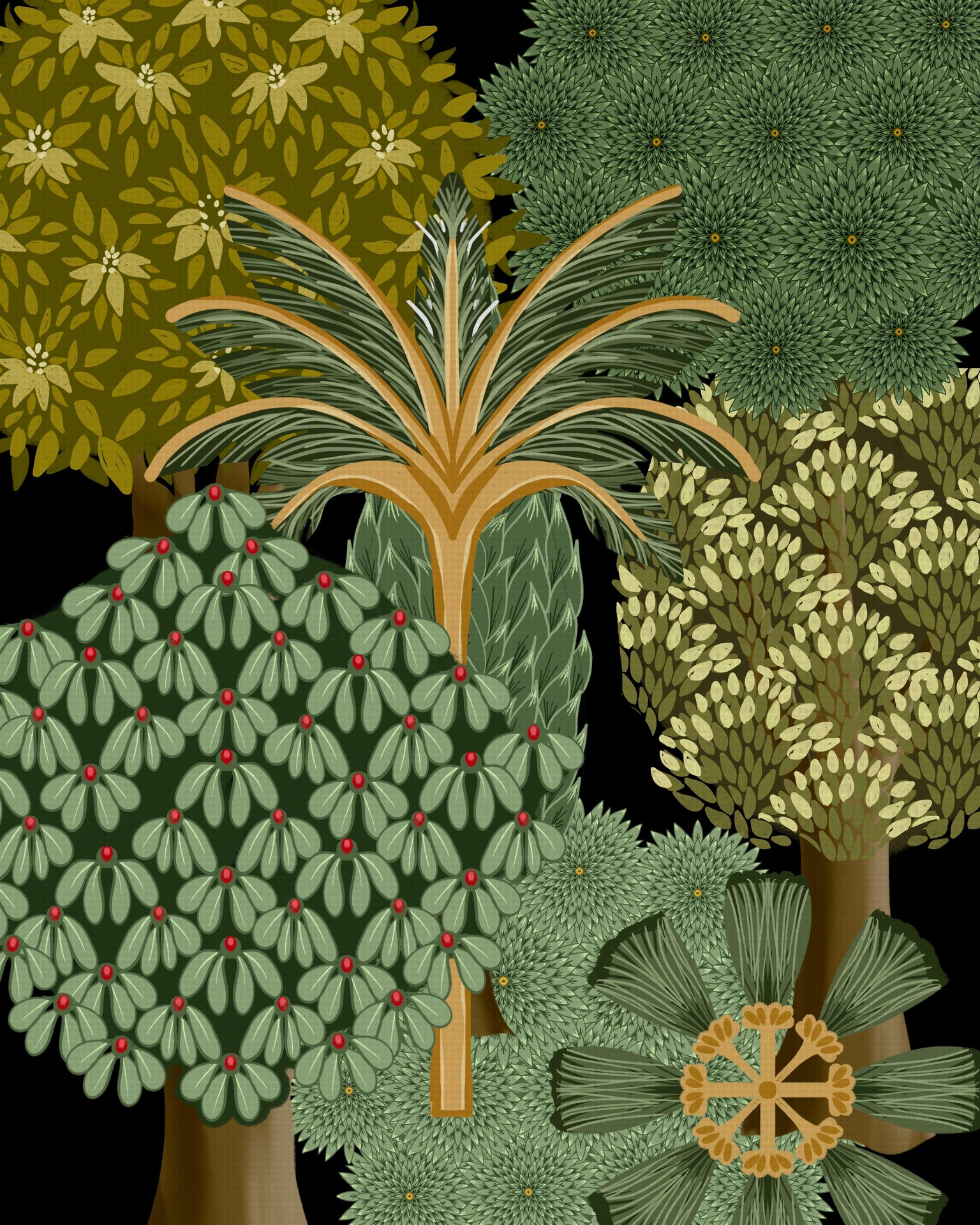 Pichwai Trees - image 1 - student project