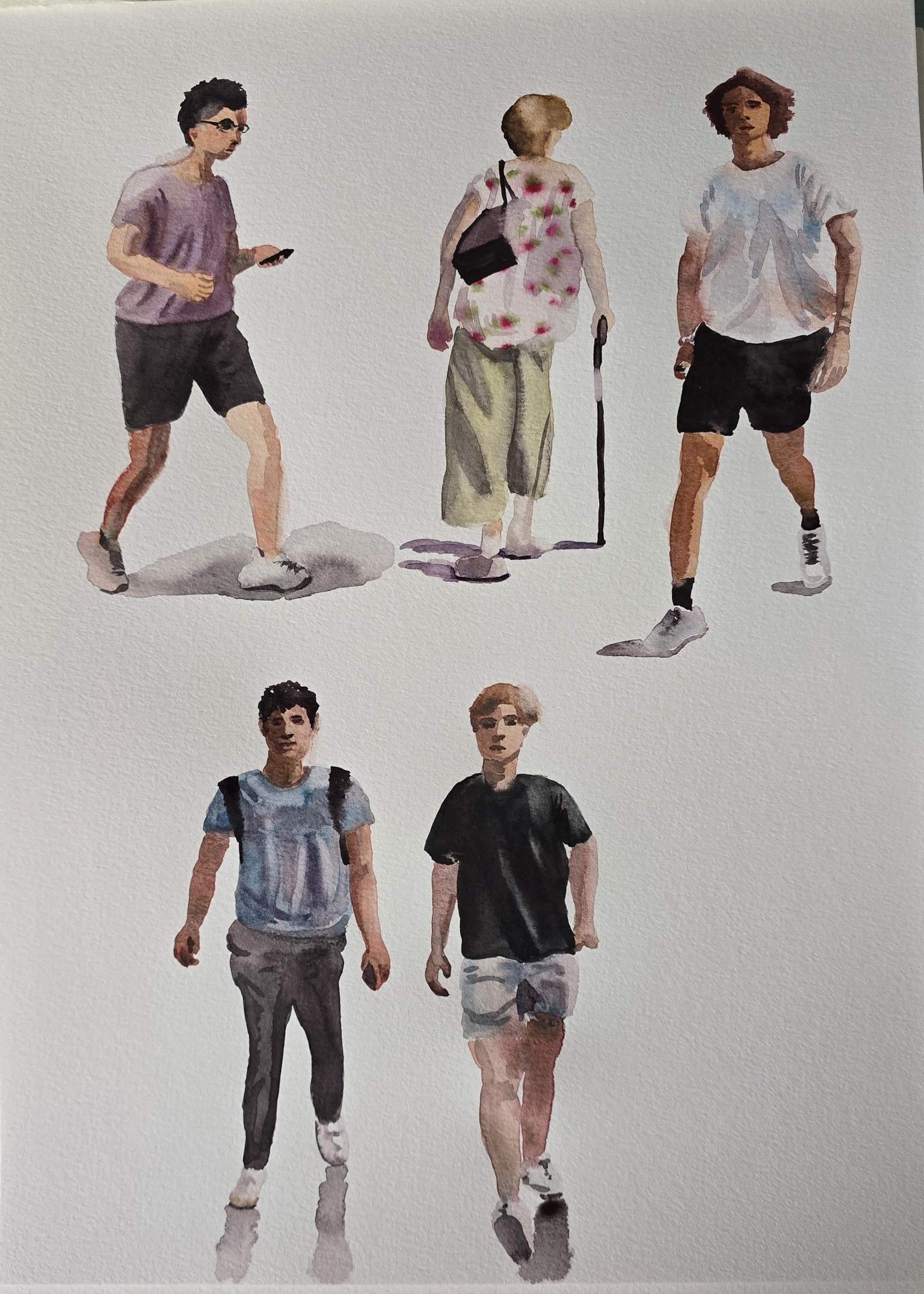 Figures Walking - image 1 - student project