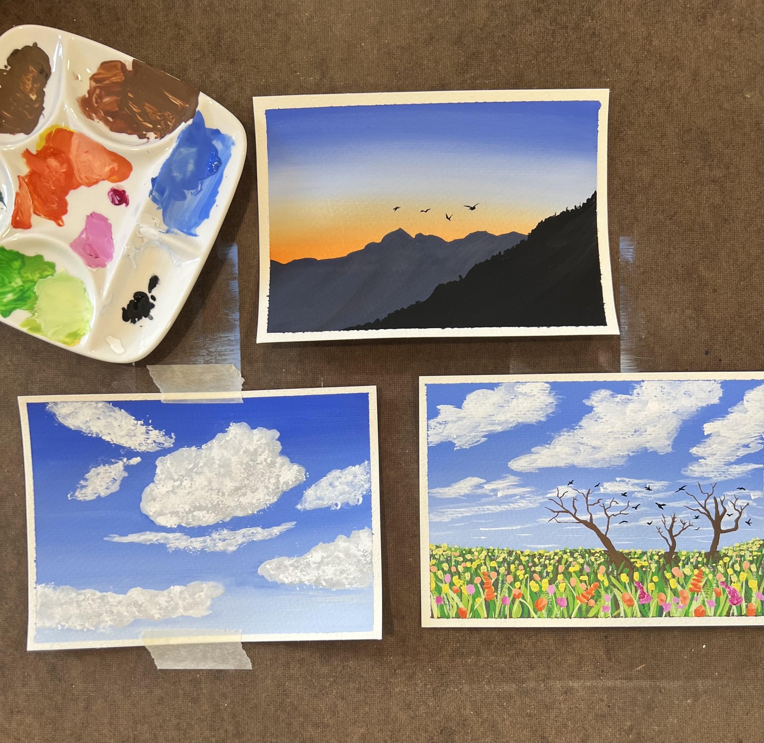 Farewell to Summer - Gouache Studies - image 1 - student project