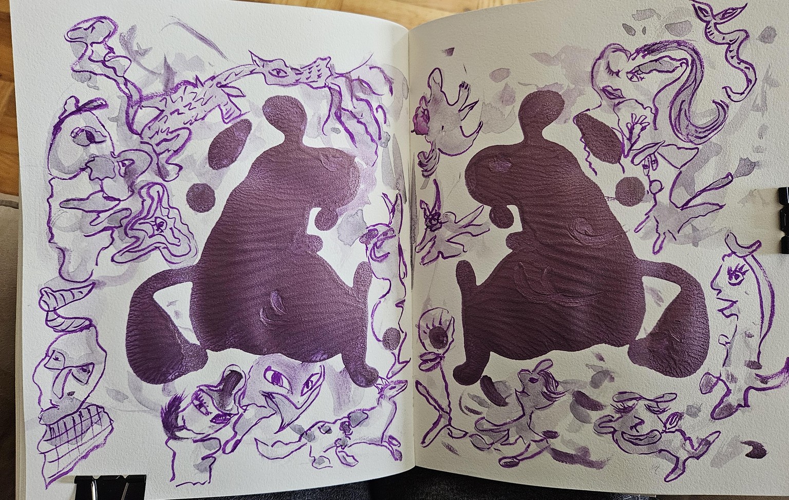 Artist block sketchbook - image 1 - student project