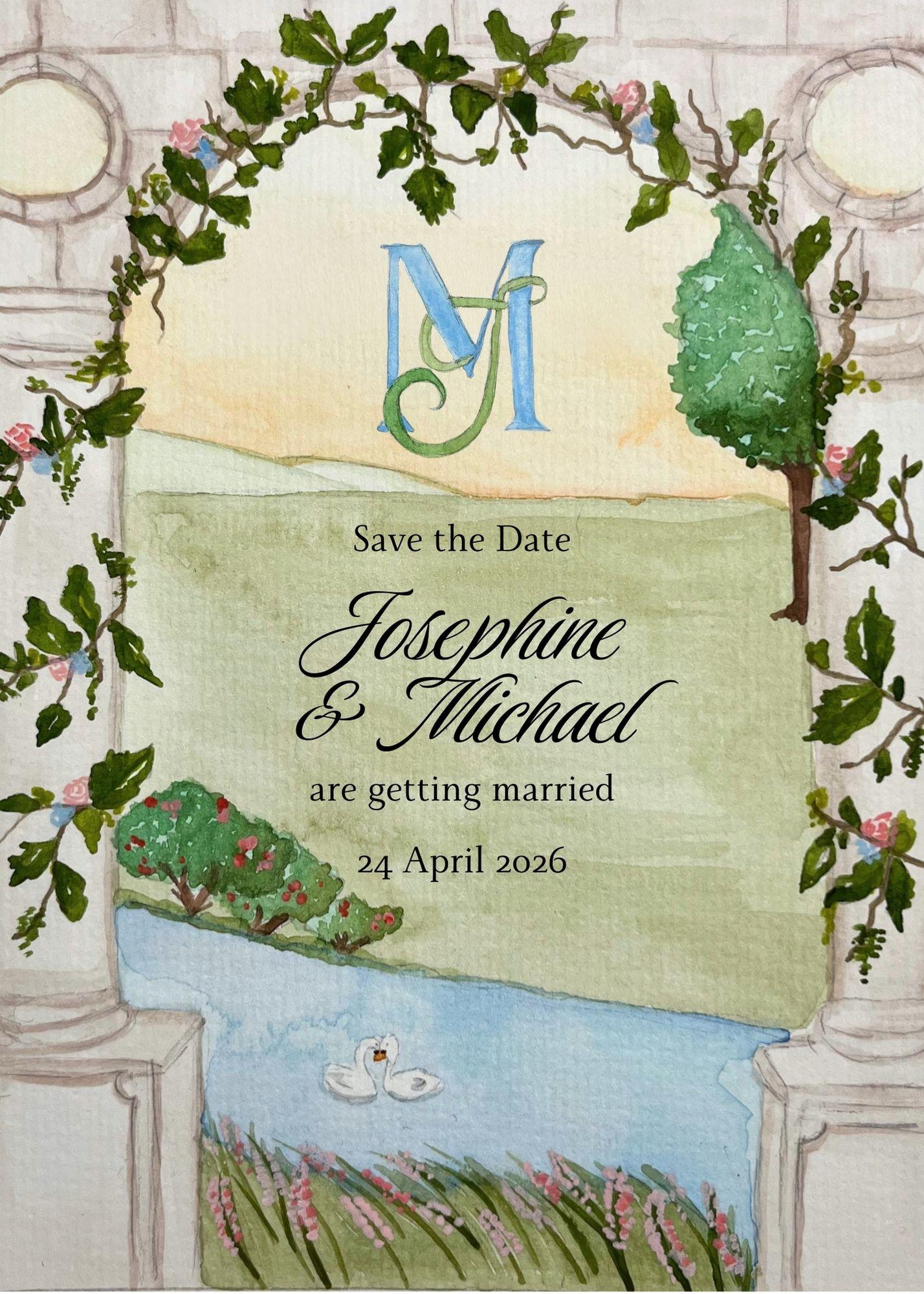 Pride & Prejudice / Bridgerton Inspired Wedding Suite - image 2 - student project