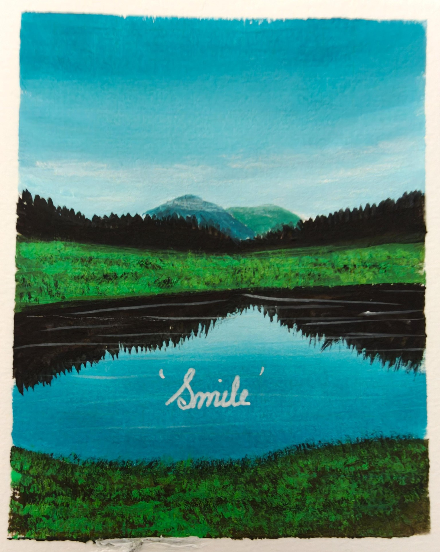 30 Days Acrylic Landscape Challenge :  Day 1 - image 29 - student project