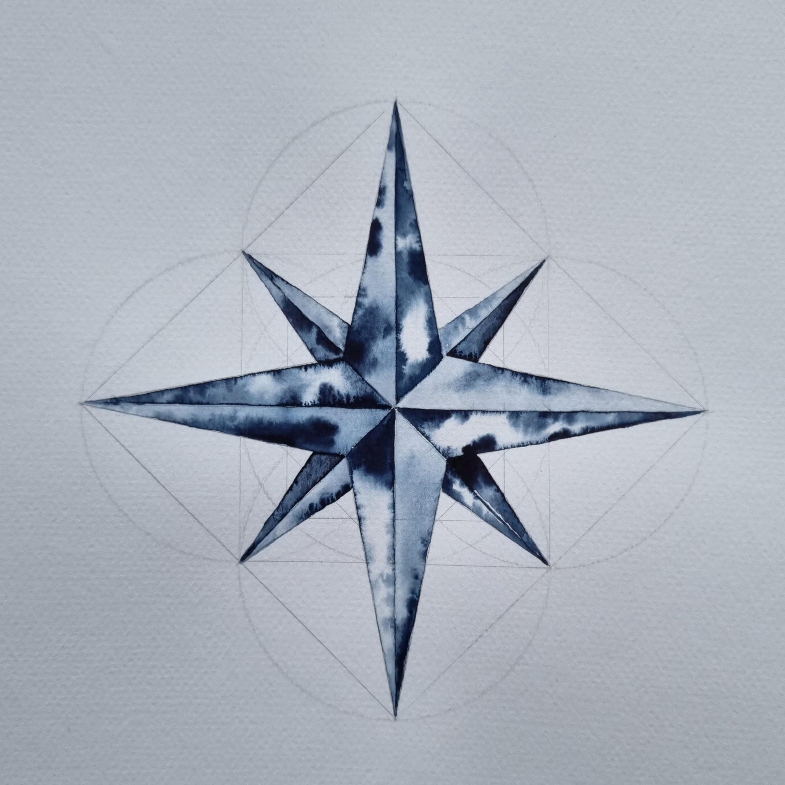 Geometric Compass Star - image 1 - student project