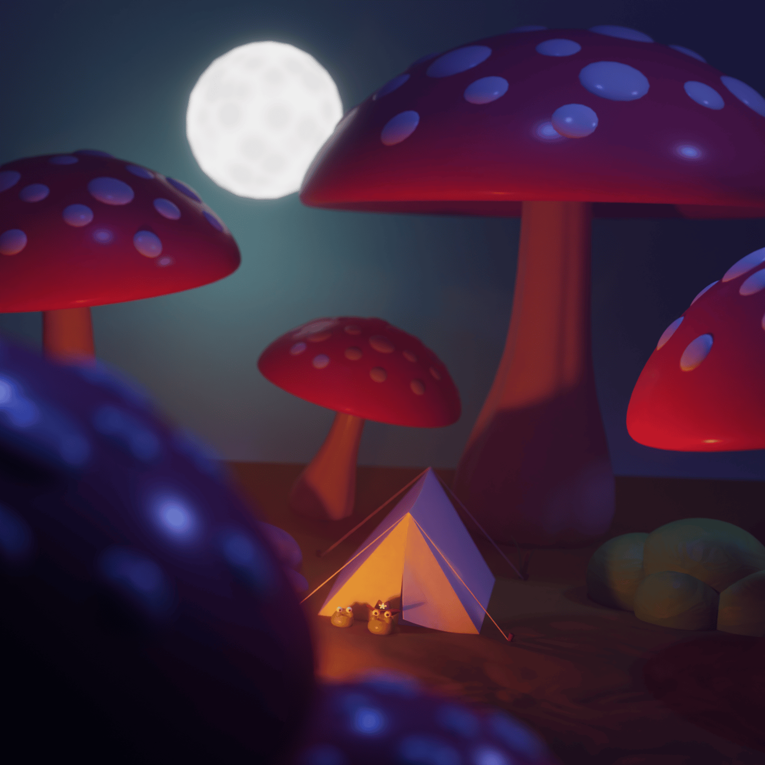Murder mystery in the mushroom forest - image 2 - student project