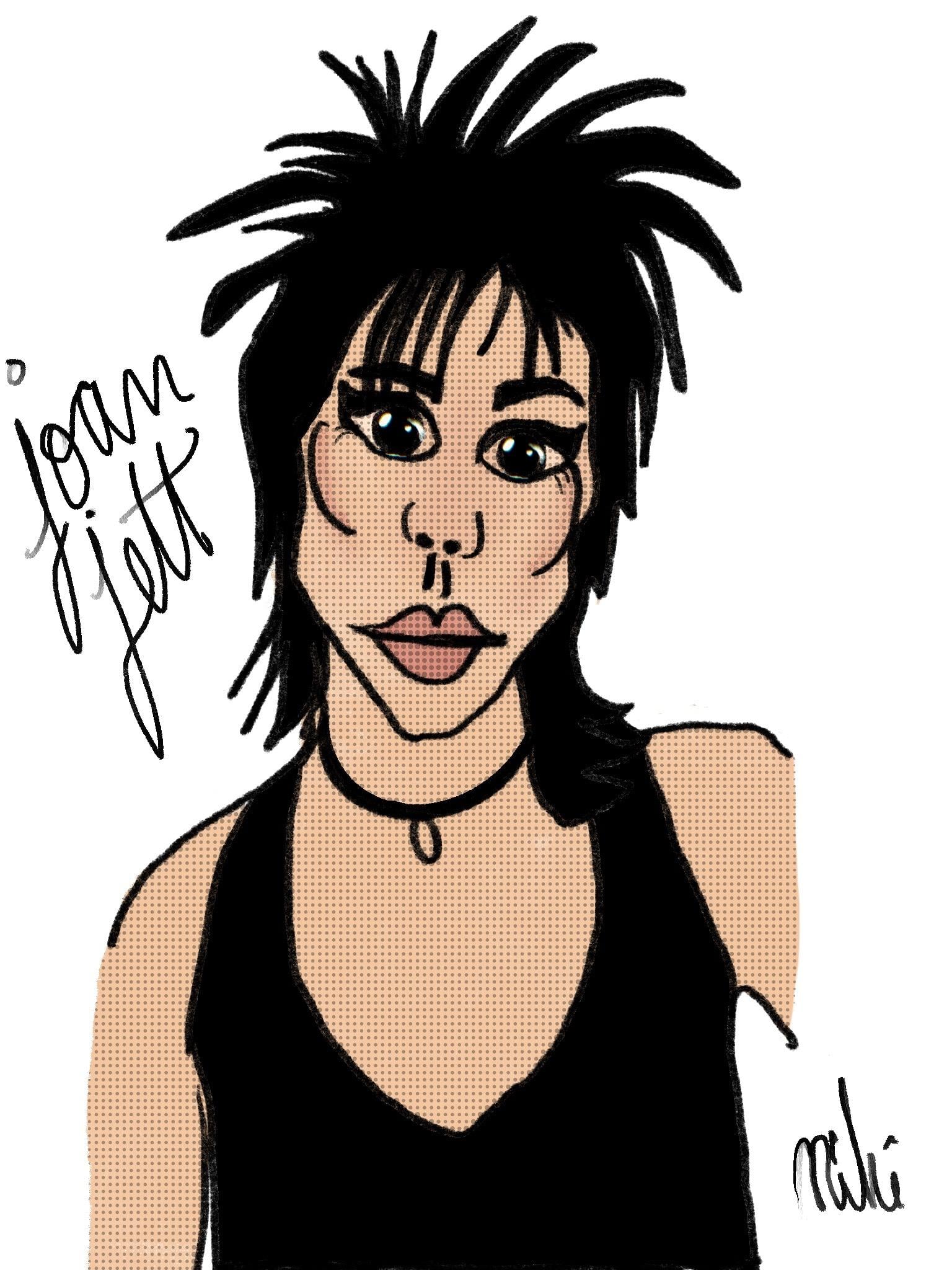 Caricature of Joan Jett - image 2 - student project