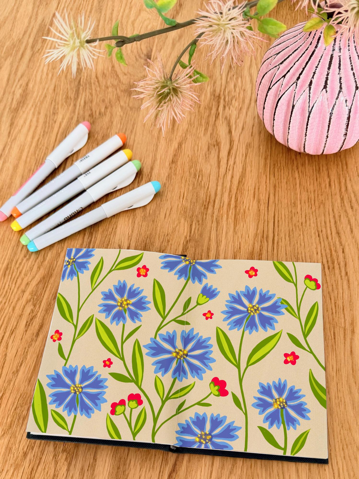 Acrylic Marker Florals in Procreate - image 4 - student project