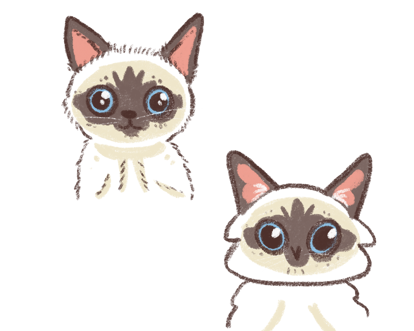 Cute cattos and experimenting styles - image 2 - student project