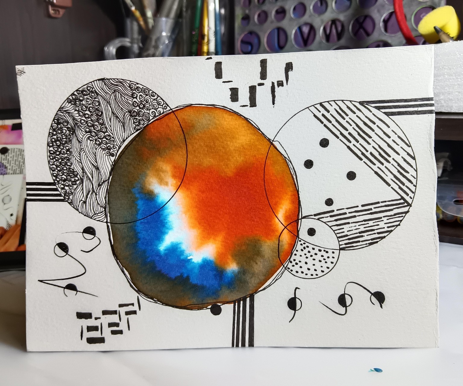 Abstract watercolor escape 4 - image 2 - student project