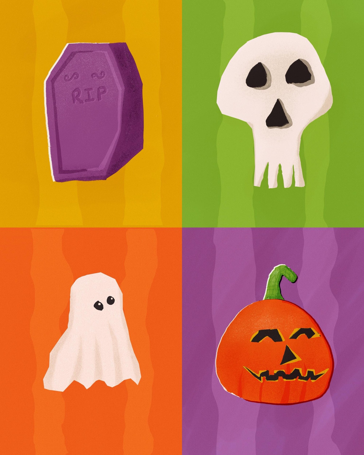 Halloween Wonky Illustrations - image 1 - student project