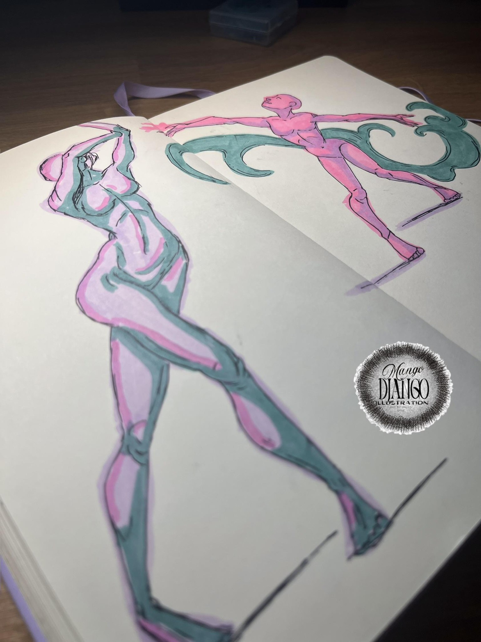 A few sketches from today's exercise - image 3 - student project