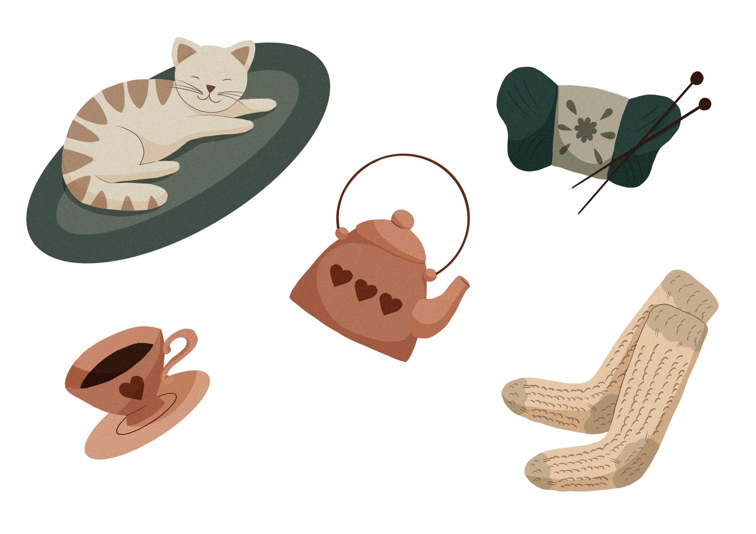 My version of cozy fall sticker pack - image 1 - student project