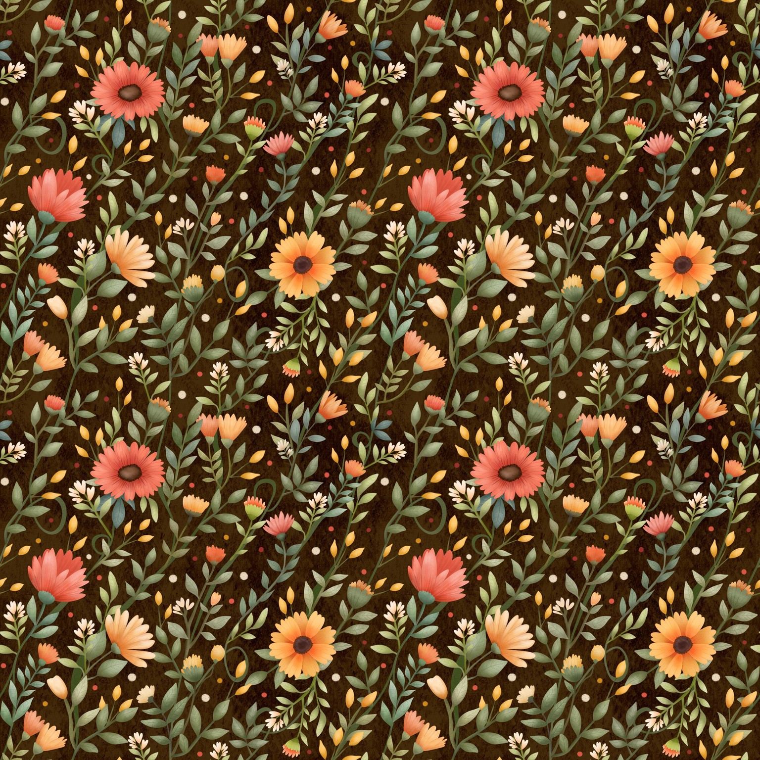 Summer Folk Floral - image 1 - student project