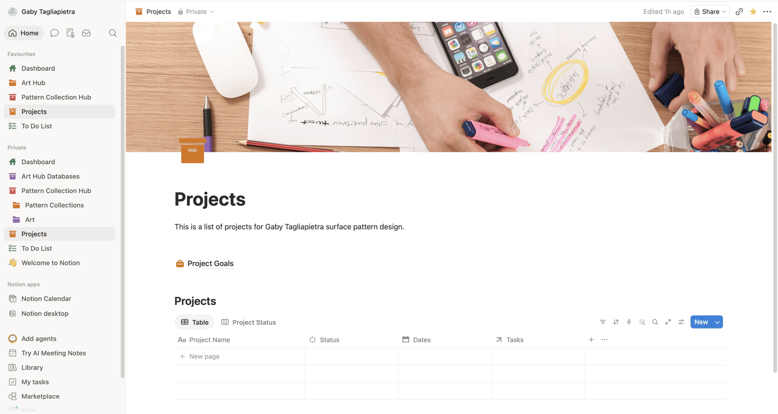 My Notion Set-up - image 4 - student project
