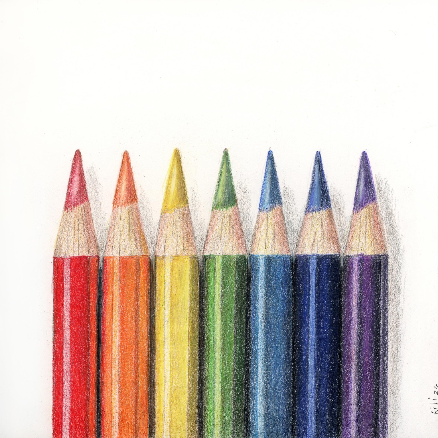 7 Color Pencils by Li Li - image 1 - student project