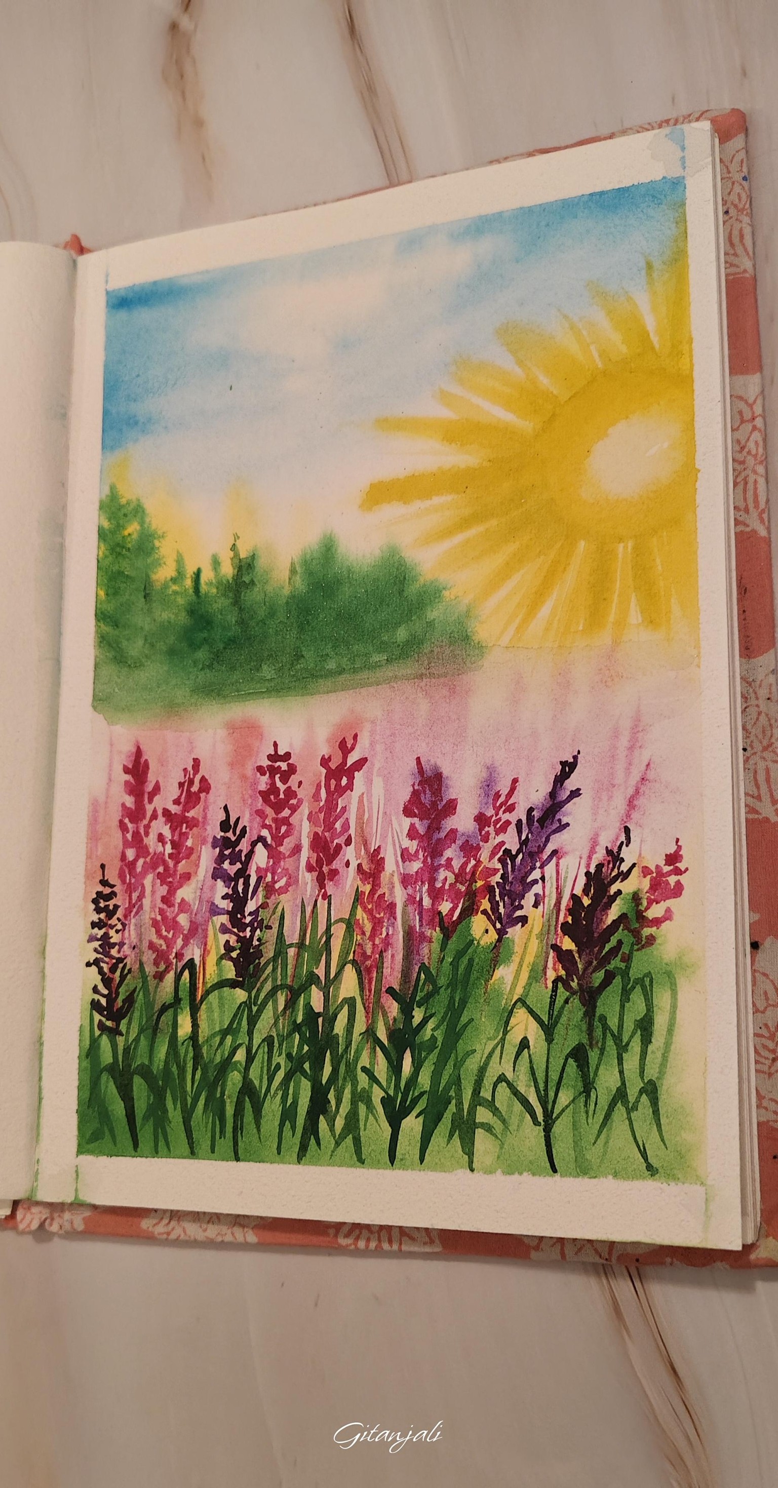 Spring landscape - image 4 - student project