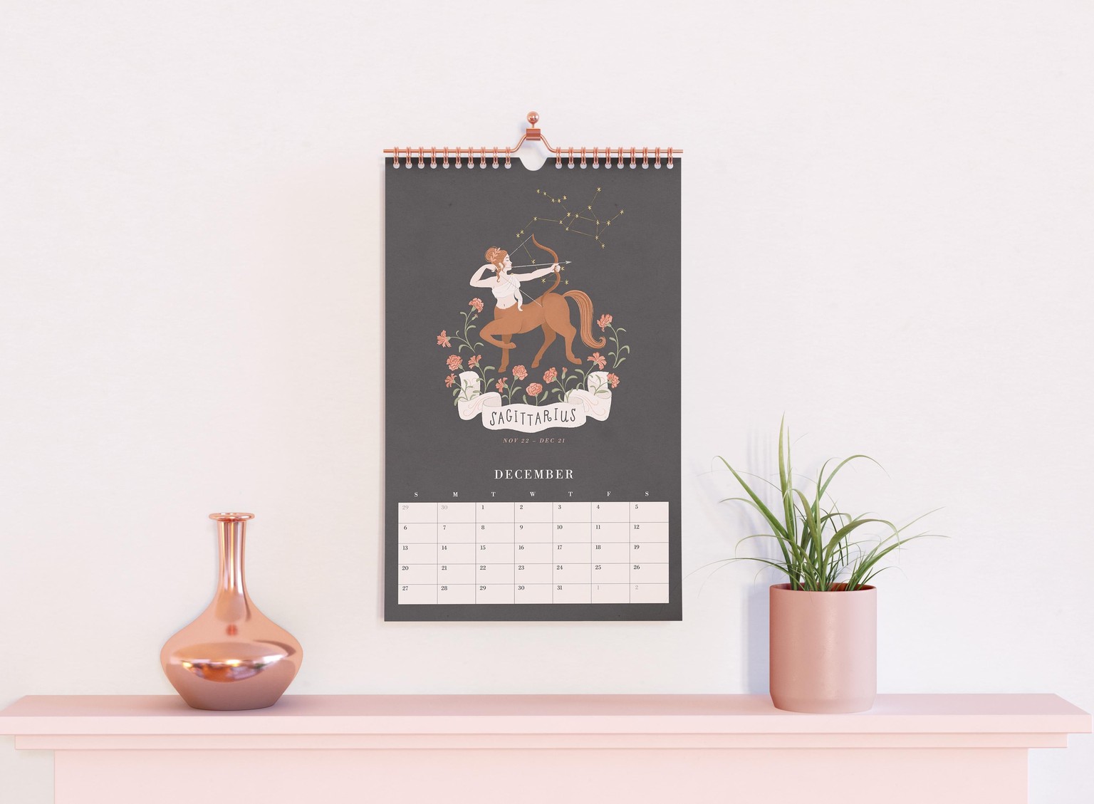 Signs of the Zodiac Wall Calendar - image 1 - student project