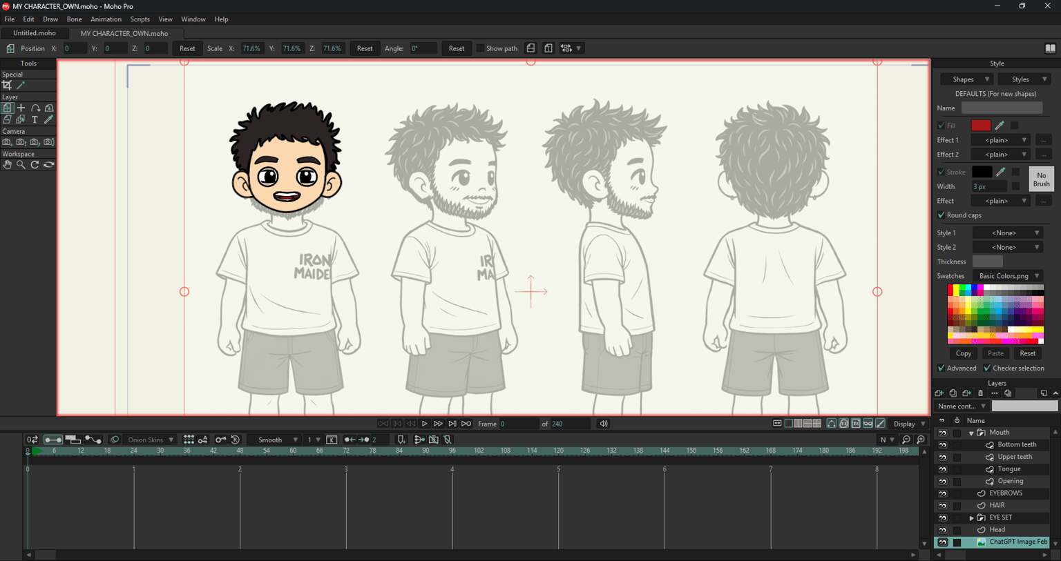 My Own Animation Character Head - image 1 - student project
