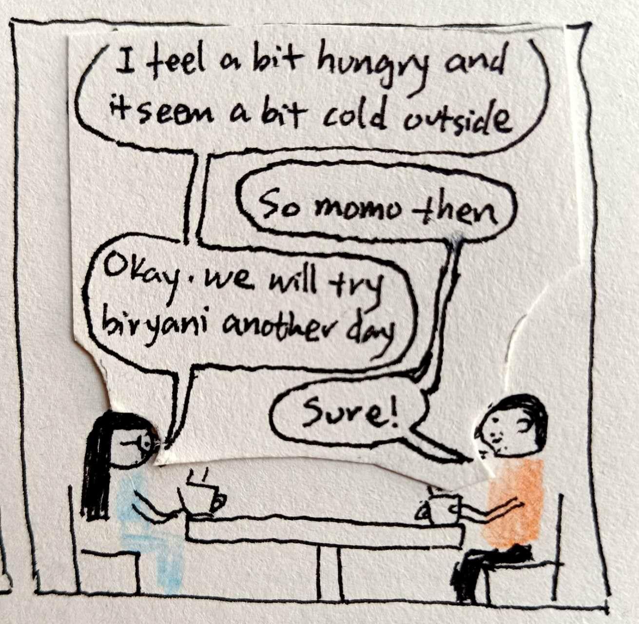 Comics: A Mundane Conversation Scene - image 2 - student project