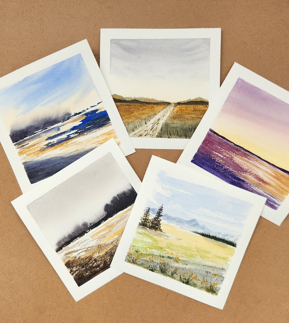 5 Mini Landscapes - image 1 - student project