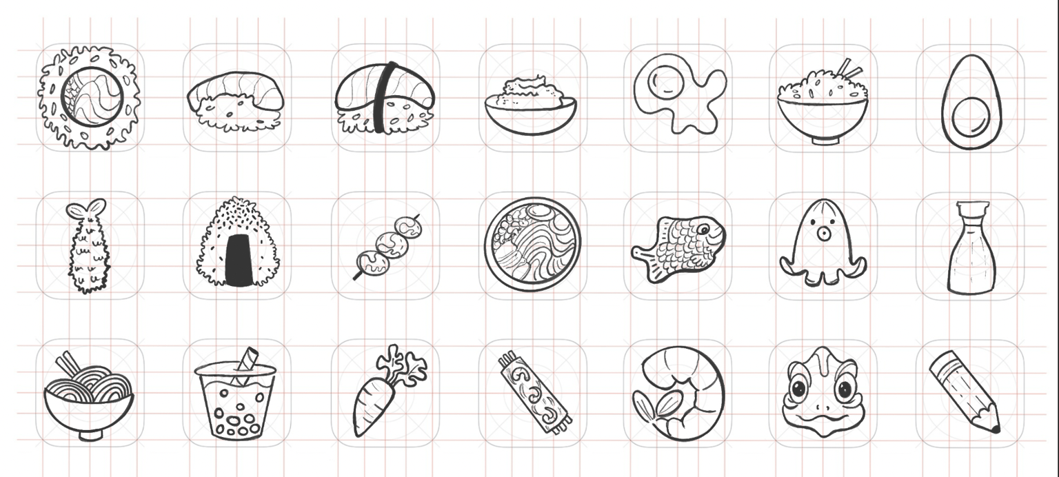 Food Icons - image 2 - student project