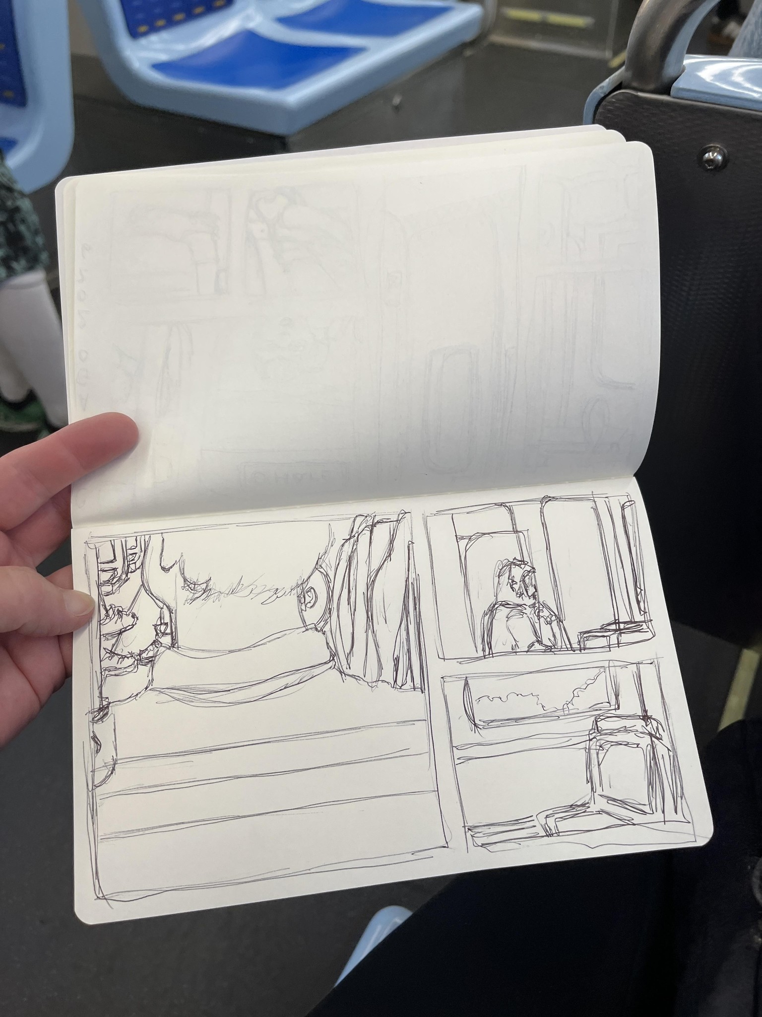 Sketching on the train - image 2 - student project