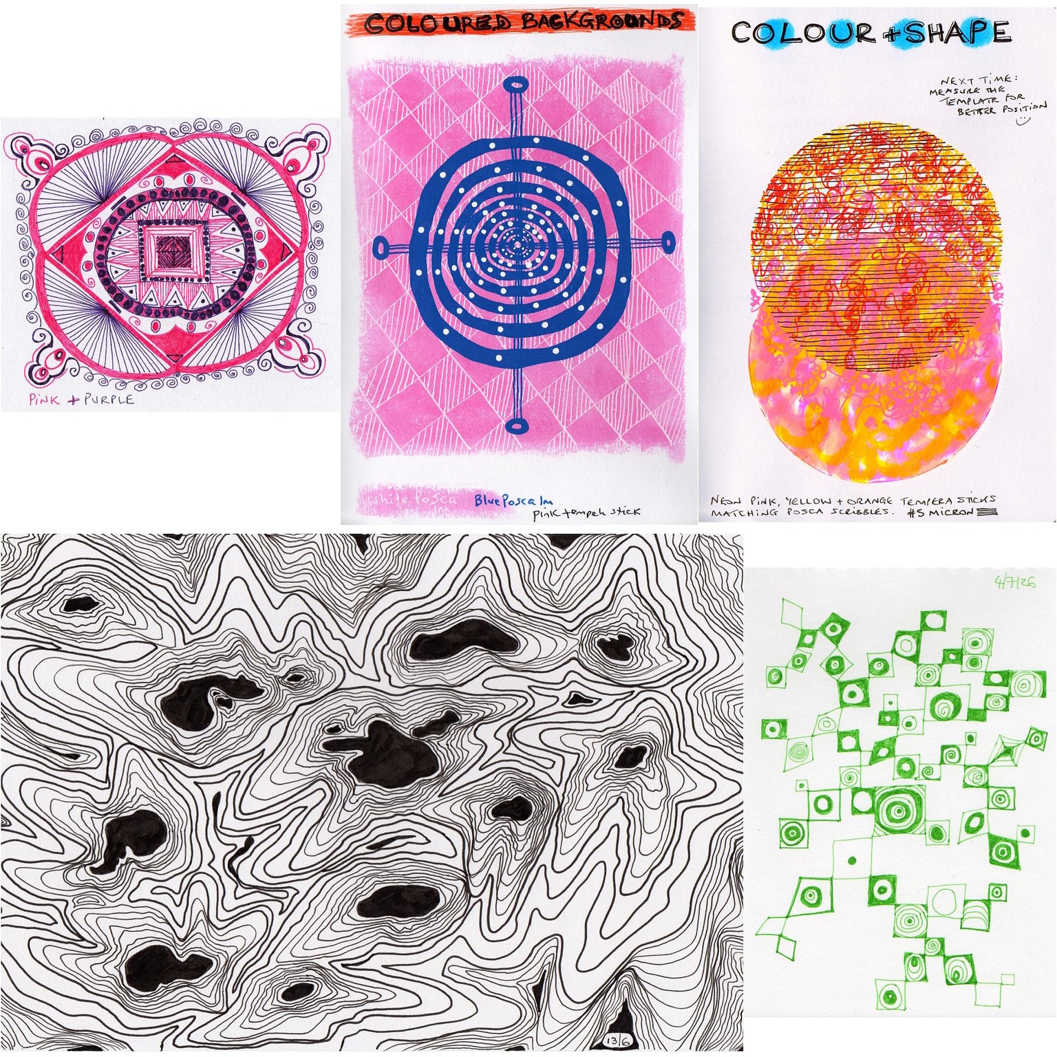 Mindful Drawing with Mel Rye - image 6 - student project