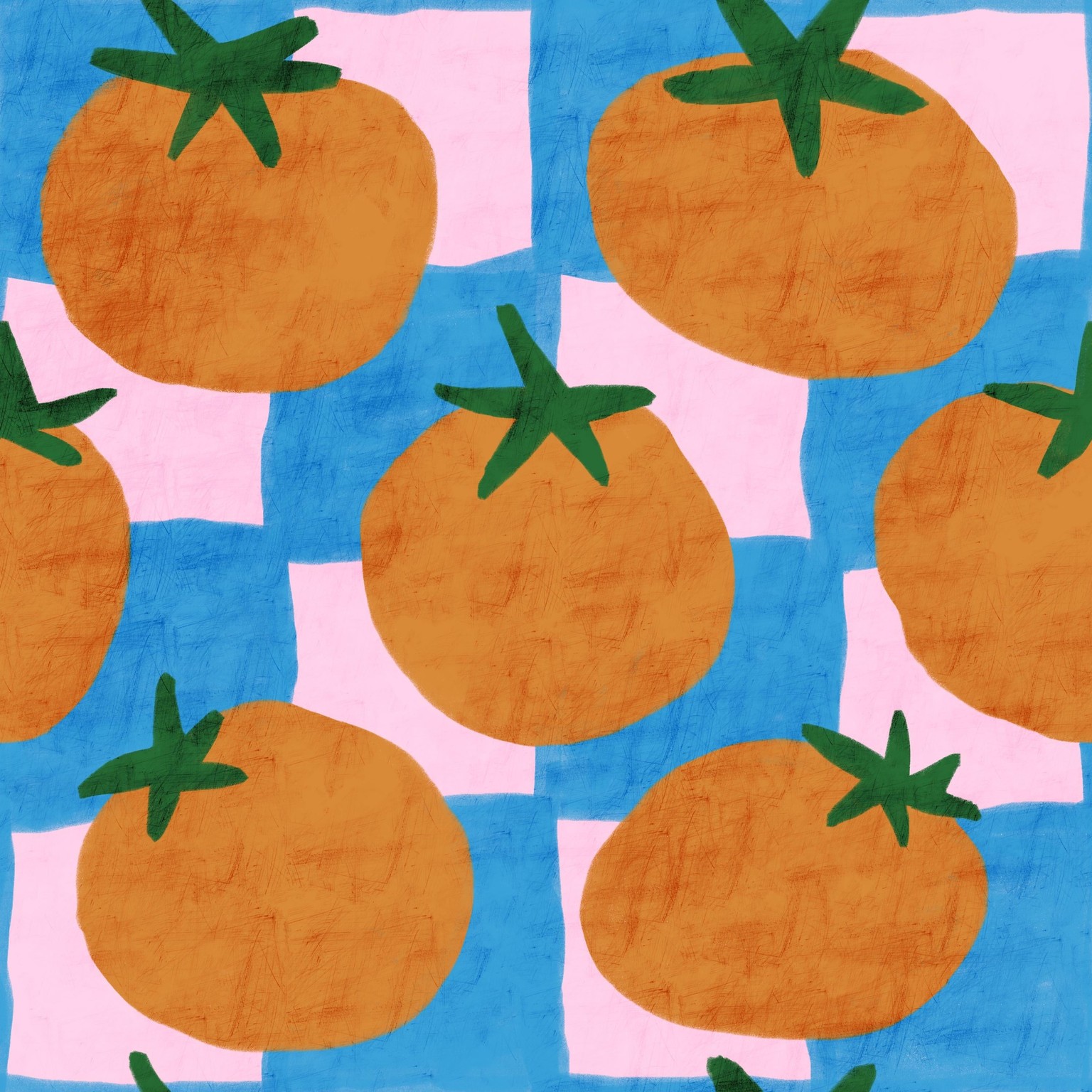 Tomato/orange pattern - image 3 - student project