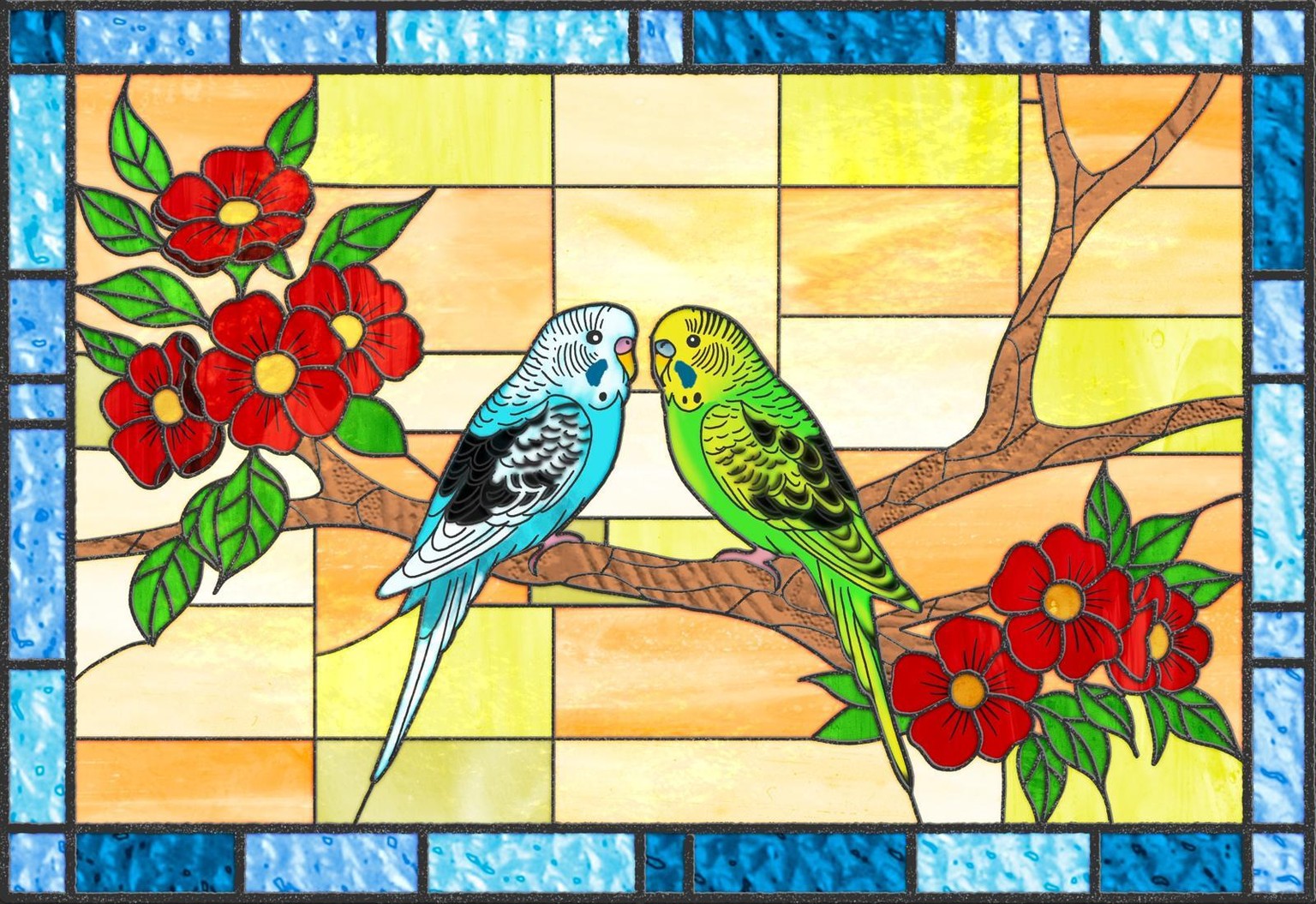 Stained glass window - image 1 - student project