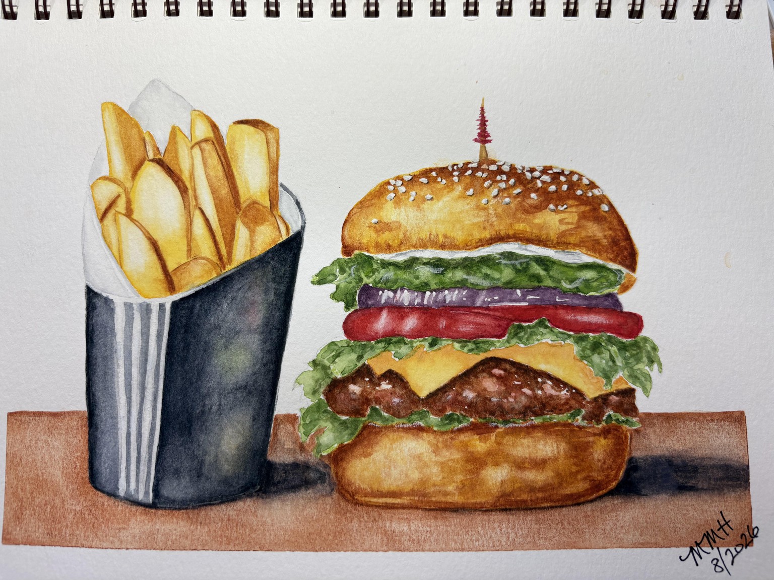 Burger & Fries! - image 1 - student project