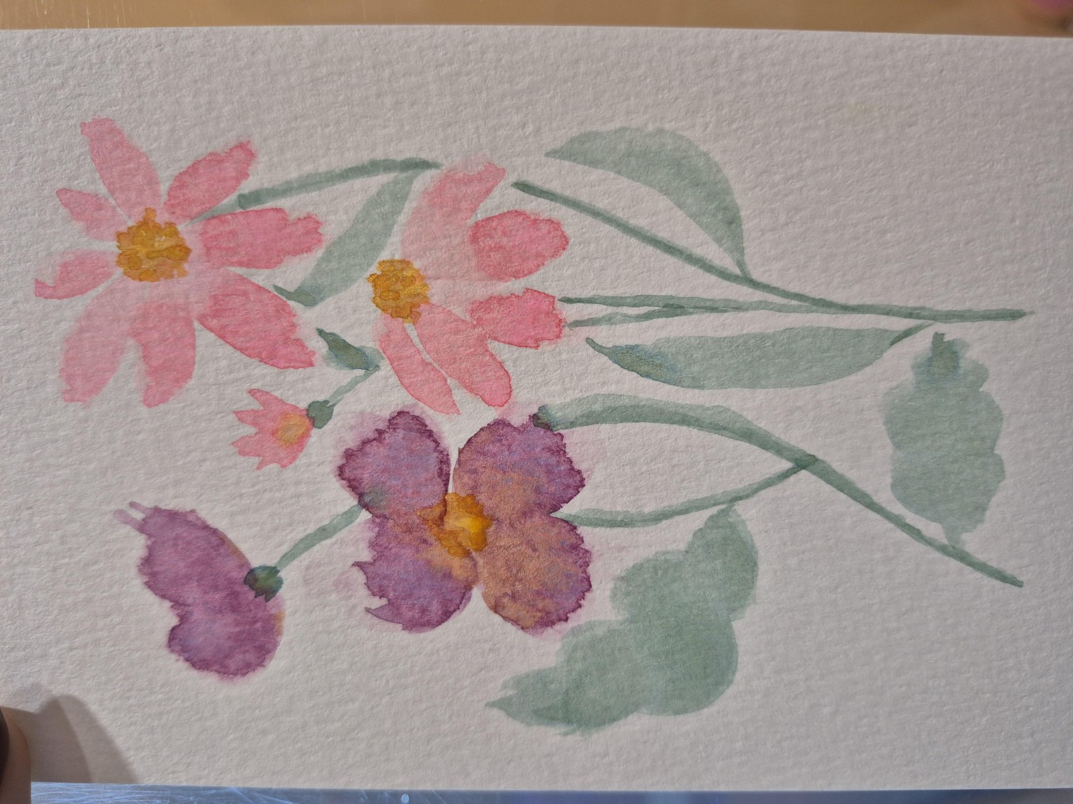 Watercolor Flowers - image 1 - student project
