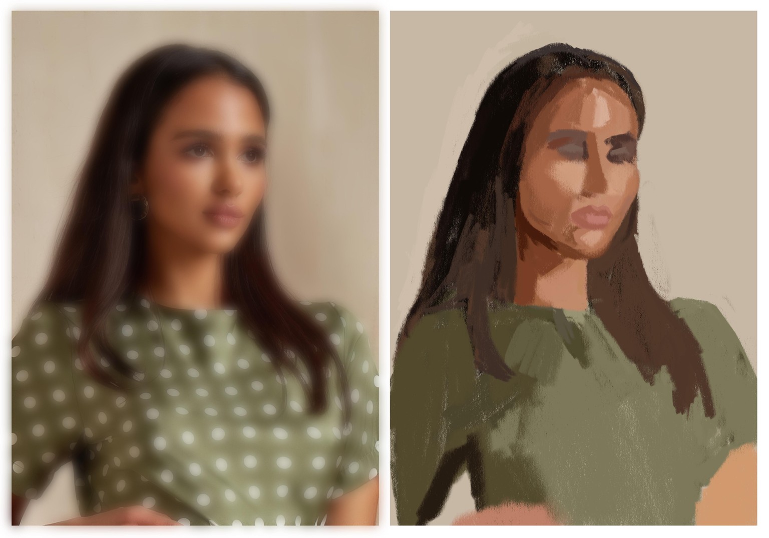 Portrait Painting in Procreate - image 1 - student project