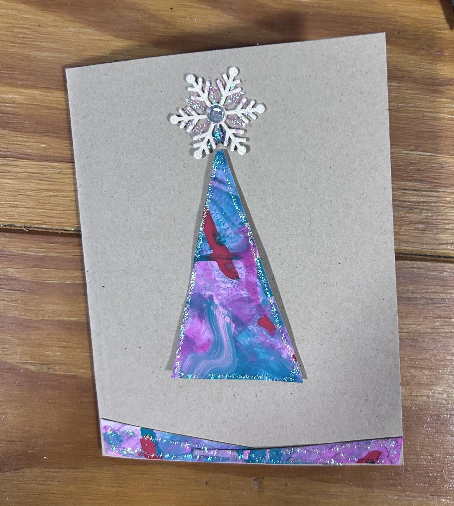 Modern Acrylic Christmas cards - image 2 - student project