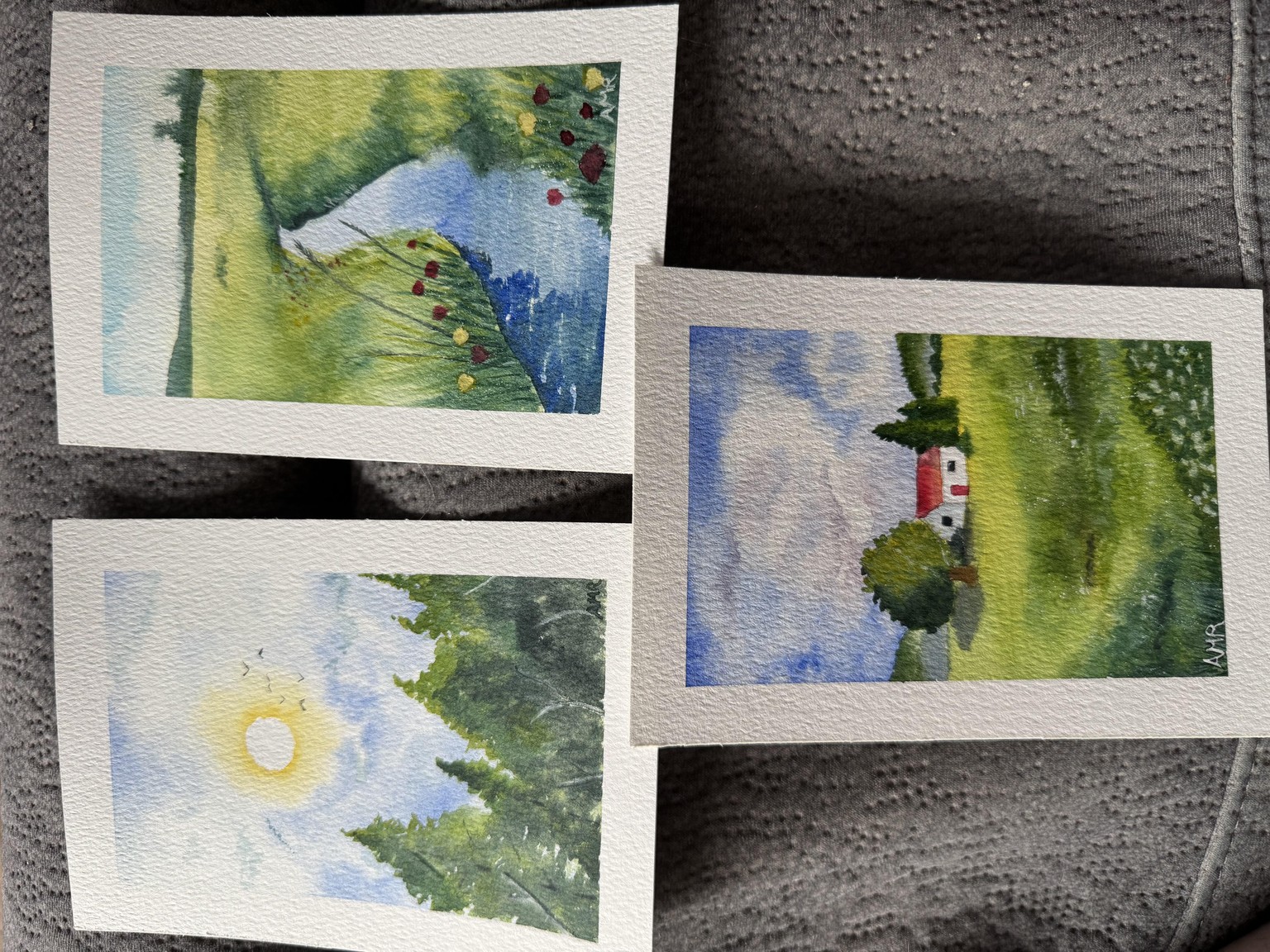 Three paintings from this class - image 1 - student project
