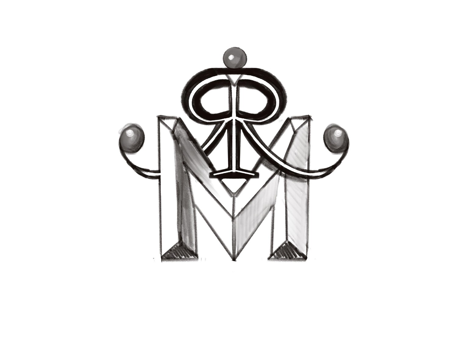 stone look monogram - image 2 - student project