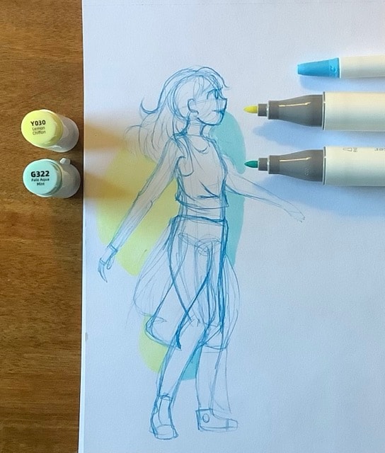 My 3 Days Of Sketching! ✨ - image 3 - student project