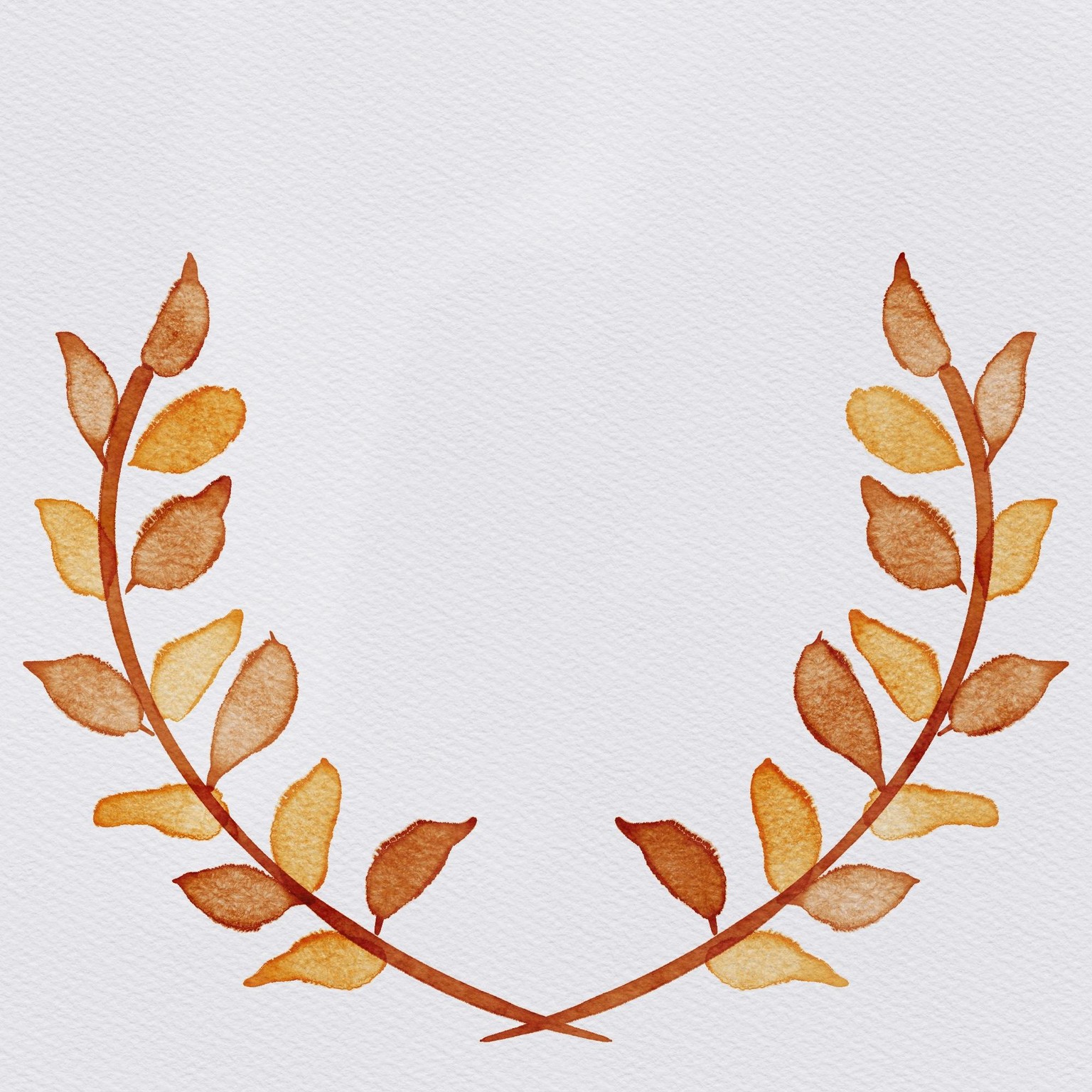 Watercolor Leaves - image 2 - student project